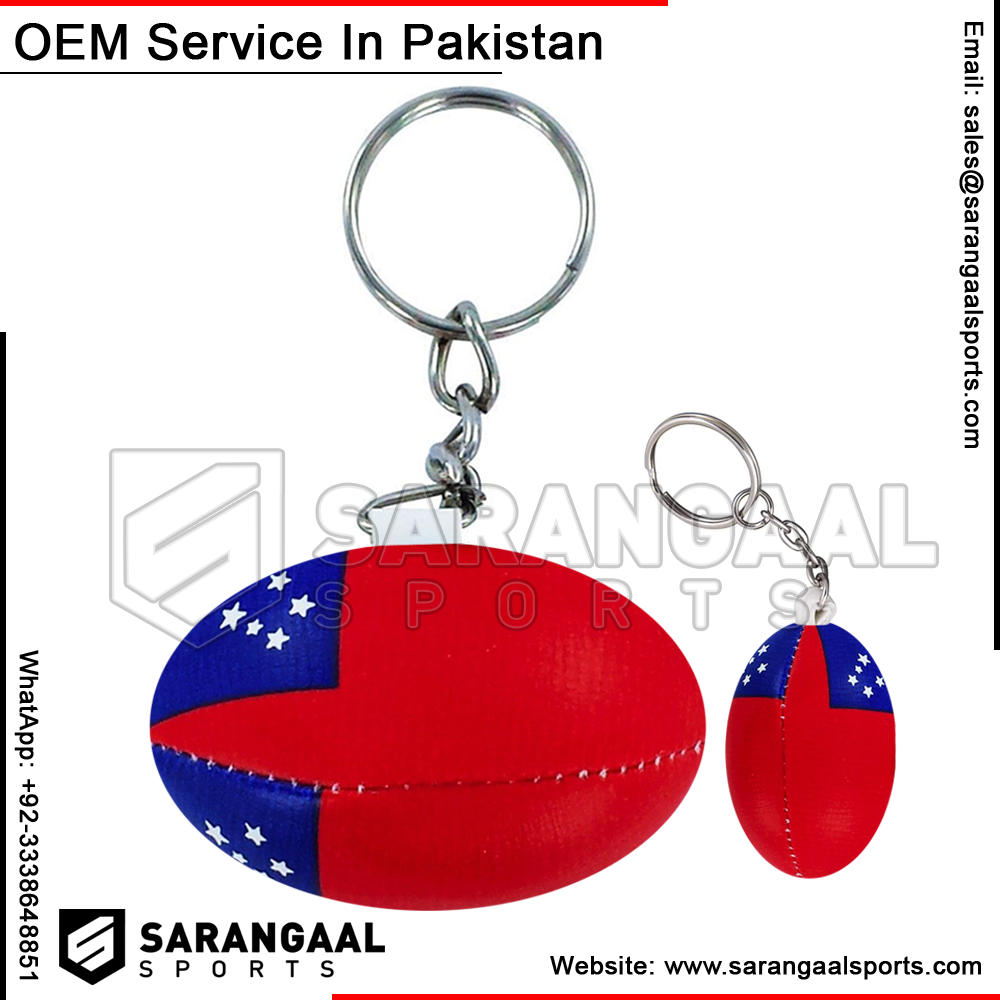 Mini Rugby Keychain