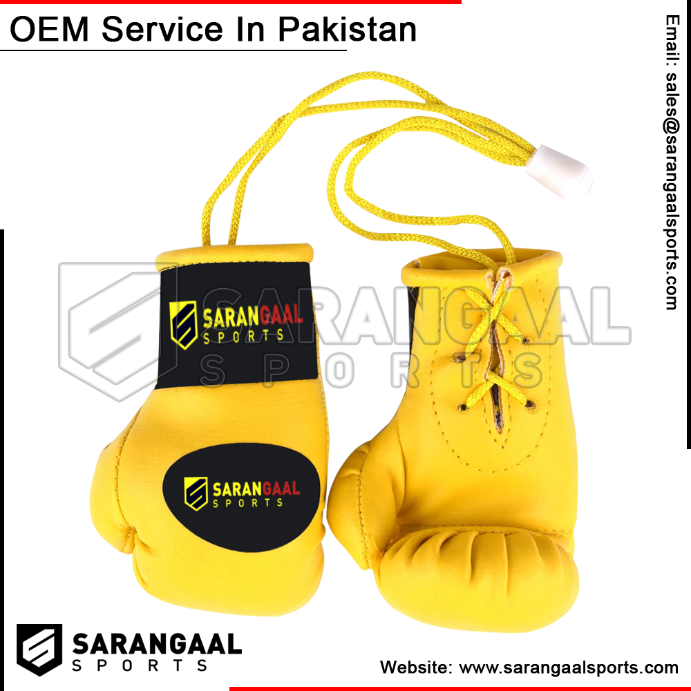 BOXING GLOVES HANGING