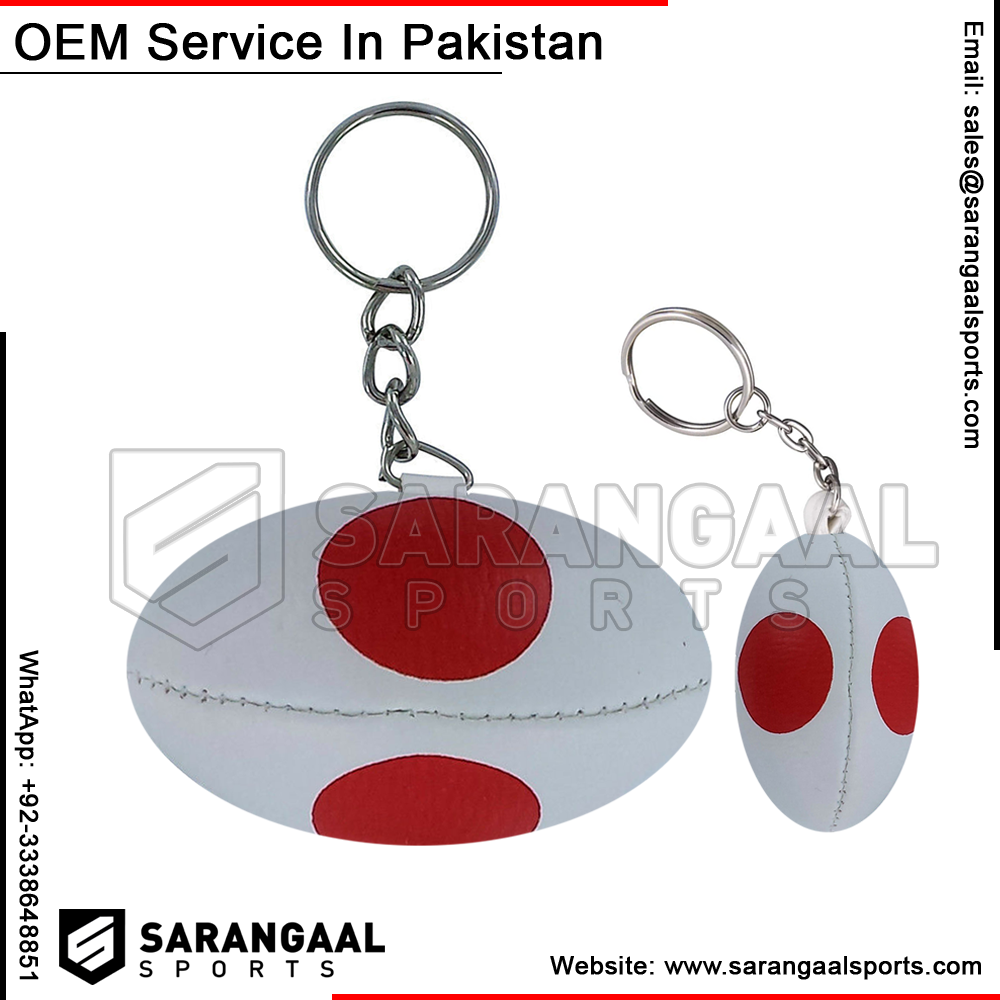 Mini Rugby Keychain