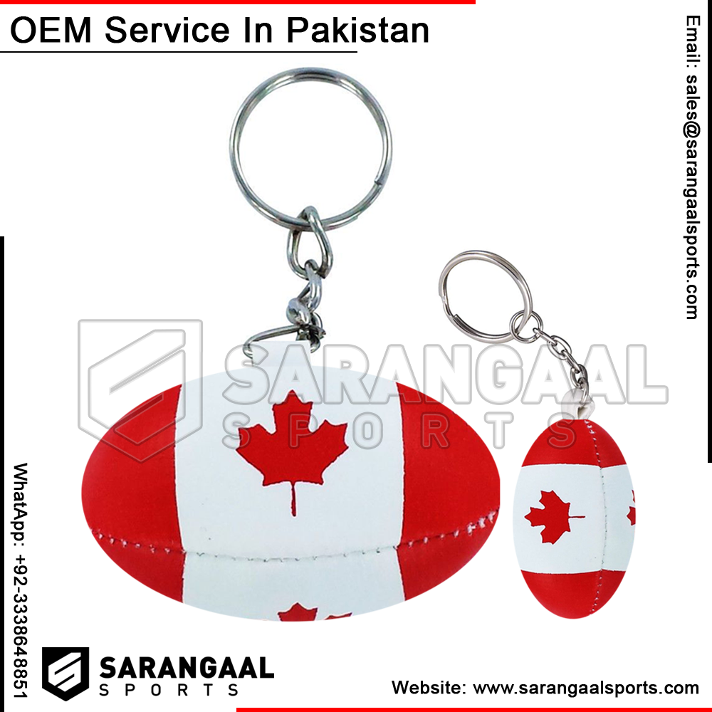 Mini Rugby Keychain