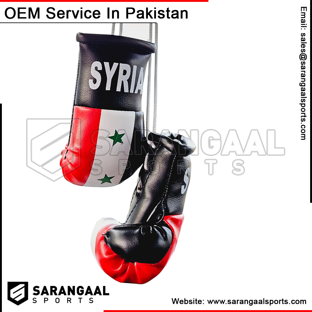 BOXING GLOVES HANGING